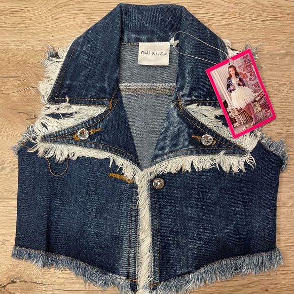 NWT Ooh, La La! Couture Jean Toddler Jacket - Picture 5 of 5